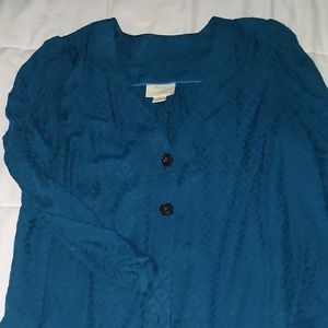Teal blouse Maeve